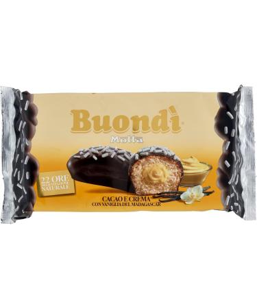  Motta 3 x Buond Motta Cocoa and Cream with Madagascar Vanilla Pastries with Cream and Cocoa Cake Cover Sweet Snack 275g - Buy Online on GoSupps.com