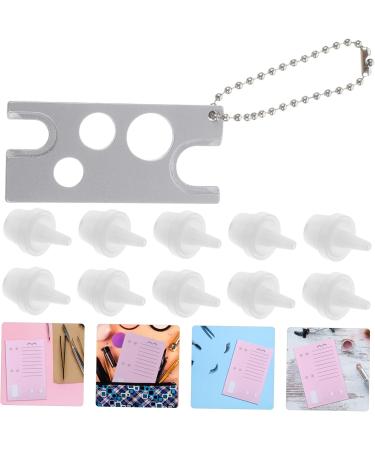 minkissy 1 Set Grafting Eyelash Tool Eyelashes Remover for Extensions Eyelash Remover Lashes Glue Lash Glue Bottle Plug Glue Bottle Stoppers Lash Glue Bottle Tips Glue Bottle Removers Metal - Buy Online on GoSupps.com