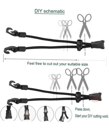 Gleavi Mask Cable Earrings - 2 Pack Anti-Ear Bracket Extensions & Sunglasses Strap Holder for Comfort & Style - Buy Online on GoSupps.com