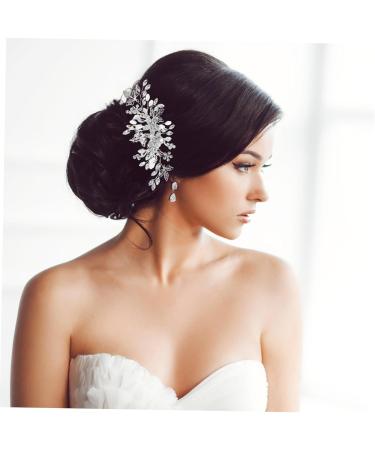 HAPINARY Rhinestone Tuck Comb Wedding Accessories for Brides Wedding Hair Comb Bridesmaid Hair Comb Bridal Hair Comb Bride Hair Side Comb Flower Side Comb Flower Girl Hair Accessory Metal - Buy Online on GoSupps.com