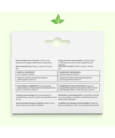 Ayulent Vitamin D3 1000IU Capsules for strong bones and immunity| 100% Vegan Non-GMO Capsules | Contains Vitamin D that helps improve skin & hair problems in addition to overall health benefits.| For Adults 30 capsules (Pack of 1) - Buy Online on GoSupps.com
