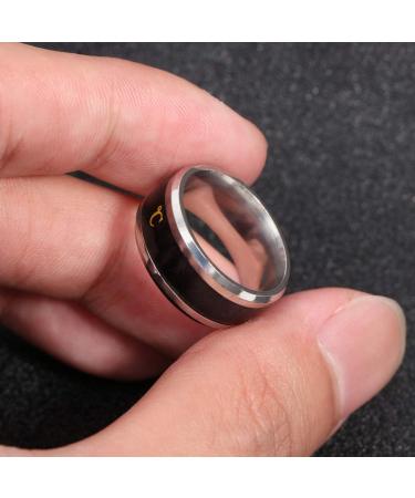 Holibanna Mood Changing Temperature Ring | Couples' Finger Ring for Men | Unique Emotion Jewelry for Birthdays & Special Occasions - Buy Online on GoSupps.com