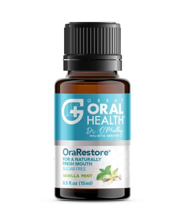 OraRestore Natural Bad Breath Treatment Concentrated Blend of Essential Oils Dentist Formulated Liquid Toothpaste & Mouthwash for Healthy Gums & Teeth Tooth Oil for Oral Care w/eBooklet 15ml (1 Pack) 0.5 Fl Oz (Pack of 1...