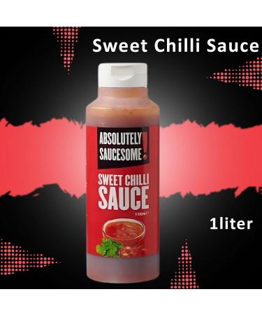 Absolutely Saucesome Ketchup Mustard & Sauce Pick N Mix - Choose From 5 Flavours | Tomato Mild BBQ Brown Sweet Chilli Squeezy-Bottle 1L Restaurant Quality Ideal for Home Use - Pack of 3 - Buy Online on GoSupps.com