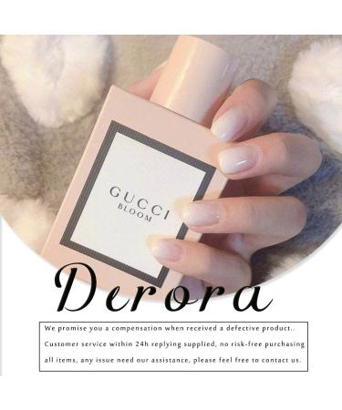 Salliy Square Press on Nails Short Acrylic False Nails Full Cover (White) - 24Pcs for Women and Girls - Buy Online on GoSupps.com