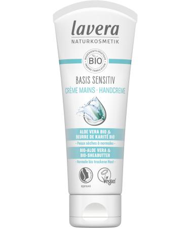 Lavera Naturkosmetik - Repairing Hand Cream - Vegan - ALOE VERA BIO & Organic Shea Butter - 75 ml