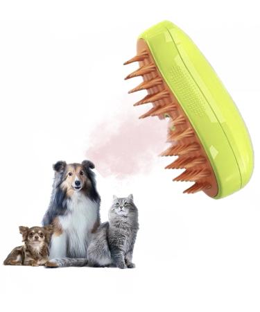 Cat Steamy Brush 3 In1 Steamy Cat Brush Cat Spray Massage Comb Cat Grooming Brush for Removing Tangled and Loosse Hair Anti-Flying Hair (1pcs)