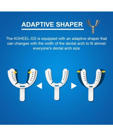 Koheel Bite Rails - Formable Teeth Grinding Solution | 5 Large White Pieces to Stop Bruxism - Buy Online on GoSupps.com