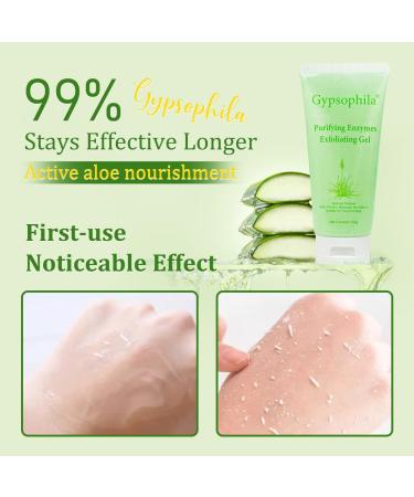 Purifying Exfoliating Gel Gentle Cleansing Peel Removes Dead Skin Oil & Unclogs Pores - Sensitive Skin Safe All Skin Types 3.4 Fl Oz (Pack of 1) - Buy Online on GoSupps.com