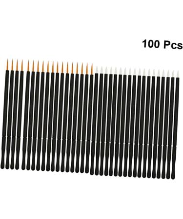 WOONEKY 100pcs Eyeliner Make up Kit Makeup Gadgets Eye Makeup Tools White Eye Liner Disposable Cosmetic 10*0.5cm As Shown - Buy Online on GoSupps.com