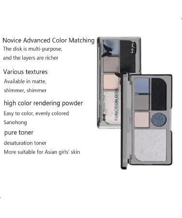 Smoky Eye Shadow Palette - Matte & Pearlescent Waterproof Eyeshadow for Long-Lasting Cool Daily Makeup - Buy Online on GoSupps.com