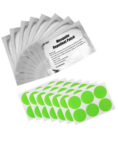 Golrisen Mosquito Repellent Patches with Lemongrass Pure Essential Oils Natural Non-Toxic Insect Repelling Stickers Offer Long Lasting Protection for Kids & Adults Green(90 Pieces)