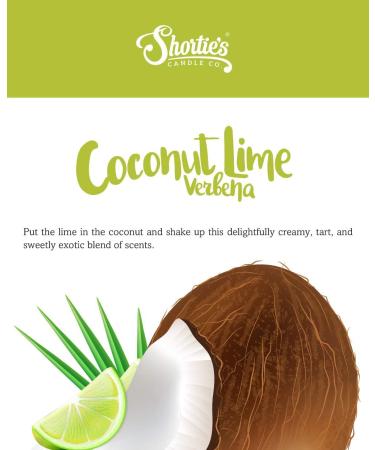 Buy Coconut Lime Verbena Wax Melts - Shortie s Candle Co. | Highly Scented Bulk Pack (12 Oz) | Natural Oils | Fruit & Berry Air Freshener - Buy Online on GoSupps.com