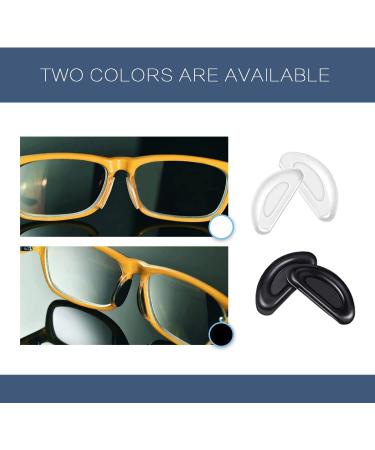 Nirrn Adhesive Nose Pad(12 Pairs) Eyeglass Nose Pads Stick On Silicone Anti-Slip For Glasses Sunglasses Thin Nose Pads Eyeglasses (White) - Buy Online on GoSupps.com