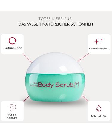 Pure Mineral Foaming Body Peeling with Dead Sea Mud - Deep Cleaning Exfoliant Revitalizing Plant Extracts Silicone-Free Sulfate-Free Paraben-Free 250ml - Buy Online on GoSupps.com