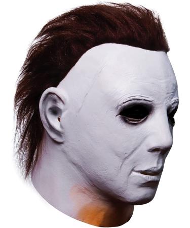 Halloween Michael Myers Latex Mask - Scary Horror Movie Costume with Hair - Buy Online on GoSupps.com