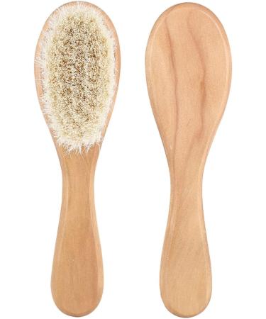 Sluffs Baby Head Brush - Soft Natural Goat Hair Grooming Comb for Newborns & Toddlers - Buy Online on GoSupps.com
