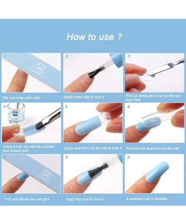 Makartt Baby Blue Poly Nail Gel 30ML - Trendy Nail Extension Builder for DIY Nail Art Design at Home - Buy Online on GoSupps.com