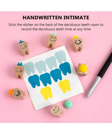 HUSHUI Wooden Baby Teeth Keepsake Box with Tweezer | Kids Deciduous Teeth Saver Container - Buy Online on GoSupps.com