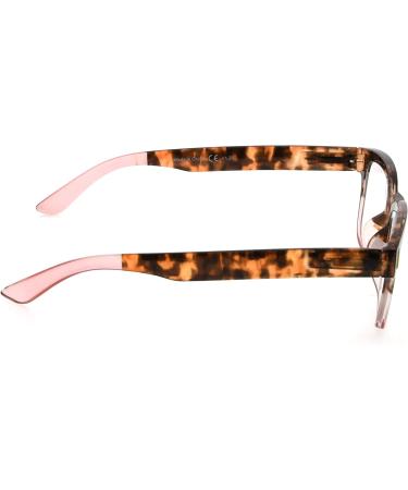 Reducblu Stylish Women's Reading Glasses - Clear Lens 5 Pairs Mix 2.25 Diopters | Spring Hinge Eyewear - Buy Online on GoSupps.com