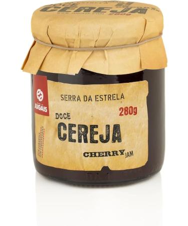 Confiture de cerises - Pot de 280g - Cerises sucr es et juteuses - Id ale pour les desserts et les petits d jeuners - Sans additifs artificiels - Produit gourmet portugaise