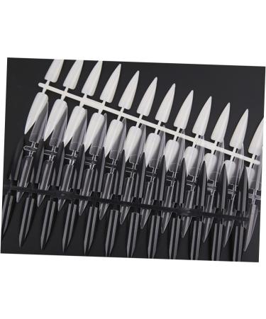 FRCOLOR Nail Color Cards 1 Set 20 Nail Art Kit Nail Color Stand Nail Display Stand Nail Art Display Rack Manicure Tool Display Board Nail Practice 4.5x1.3cm Transparent - Buy Online on GoSupps.com