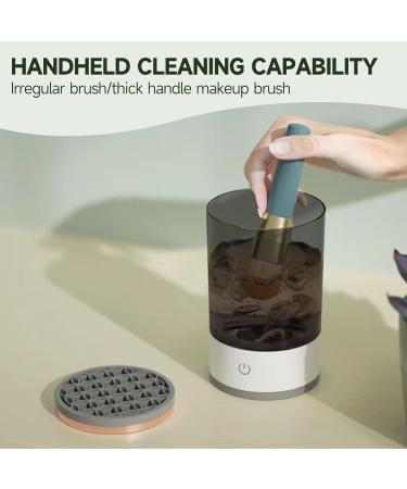 Buy Electric Makeup Brush Cleaner - Automatic Rotating Cleaner for All Brush Sizes | Perfect Gift for Girlfriend Wife or Mom - Black - Buy Online on GoSupps.com