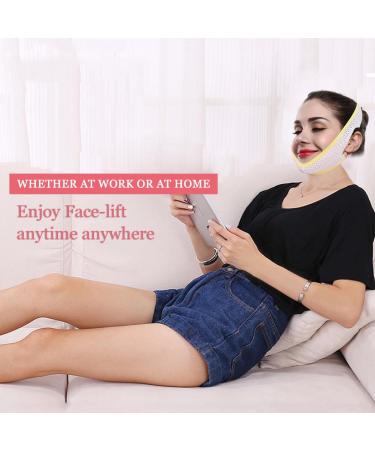 Face Bandage Facial Slimming Mask Belt | Double Chin Reducer & V-Line Anti-Wrinkle Care | International Shipping - Buy Online on GoSupps.com