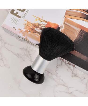 Anseom Soft Nylon Hairdresser Neck Brush - Dense Bristle Black Hair Cutting Tool for Salons & Barbers - Buy Online on GoSupps.com