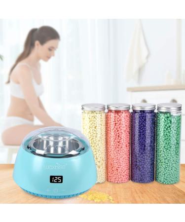 Waxkiss Electric Hot Wax Warmer Machine - Touch Control Display, Teal Green - Hair Removal Wax Heater for Hard Wax Melting - Buy Online on GoSupps.com