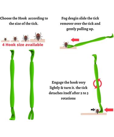 BHOW MEOW Tick Remover Tools 2PCS Set - Ideal for Dogs, Cats, Horses, and Humans - Long 3XL Size with Perfect Grip - Buy Online on GoSupps.com