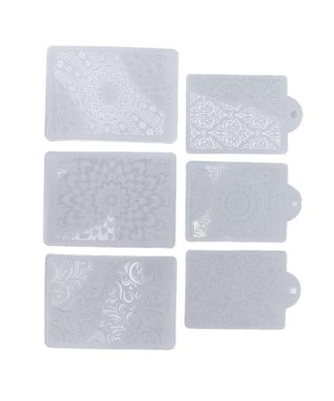 3-Part Nail Art Stamp Set | Professional Manicure Tool for Home & Salon | Silicone Nail Stamp with Plate - International Shipping Available - Buy Online on GoSupps.com