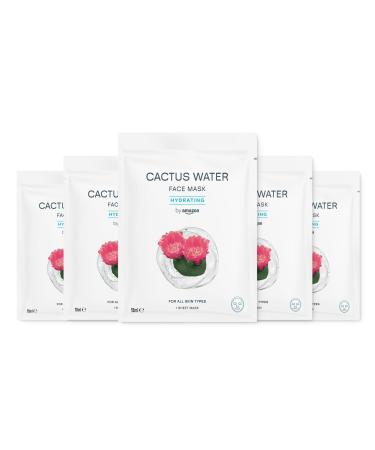 by Amazon by Amazon Cactus Water Moisturizing Sheet Face Mask 18 ml Pack of 5