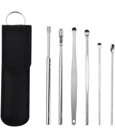 MACIMO Earwax Removal Kit - 6PCS Reusable Ear Pick Tools for Ear Wax Cleansing and Care (Color: A) - Buy Online on GoSupps.com