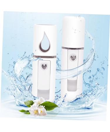 Baluue Face Sprayer Facial Spa Steamer Mini Humidifier Makeup Brishes Facial Spray Mist Face Steamer White - Buy Online on GoSupps.com
