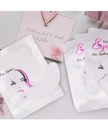 Eye Gel Pads - 50 Pairs of Eyelash Lash Extension Under Eye Gel Pads Lint Eye Patches Beauty Mask Tool Makeup for Pro Salon and Individual - Buy Online on GoSupps.com