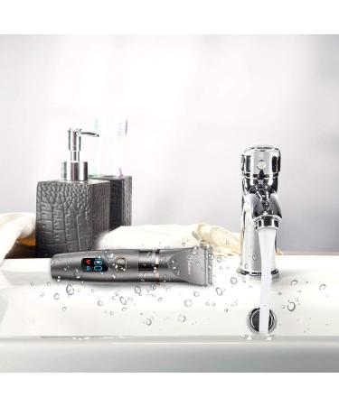 Hatteker Professional Beard Trimmer for Men - Cordless Hair Clipper & Detail Trimmer Kit | Waterproof & Rechargeable - Buy Online on GoSupps.com