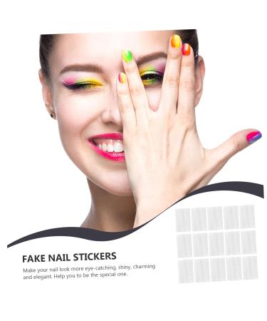 MOTHNUR 15 Sheets of Nail Jelly Glue Nail Tabs Scrapbook Stamp Pressed Nail Tip Stickers Artificial Nails Nail Glue Fake Nail Glue Sweat-Resistant Nail Glue Manicure Fake Nail Glue Pink - Buy Online on GoSupps.com