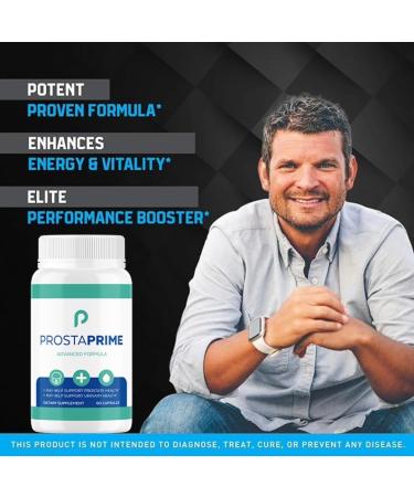 Prosta Prime Official Prosta Prime Prostate Health Capsules for Men ProstaPrime Natural Bladder Support & Urinary Flow with Saw Palmetto Nettle Root & Pygeum - 60 Count for 1 Month - Buy Online on GoSupps.com
