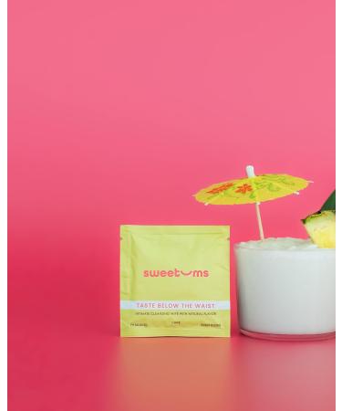 SWEETUMS Feminine Wipes for Women - pH Balanced Intimate Wipes, Pack of 10 (Pina Colada Flavor) - Buy Online on GoSupps.com