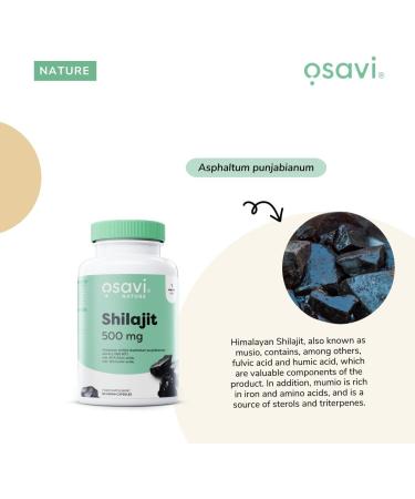  OSAVI Osavi Shilajit 500mg - 90 vegan caps - Buy Online on GoSupps.com