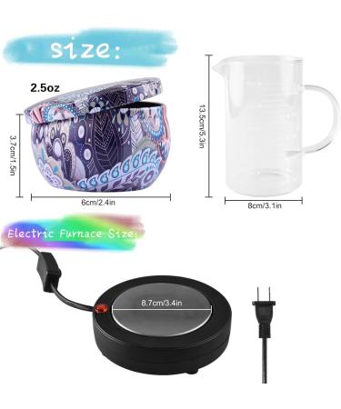 Benooa Candle Making Kit - DIY Scented Candle Supplies with Electric Hot Plate, Beeswax, Wicks, Fragrance Oil, Dye, and Jars - Buy Online on GoSupps.com