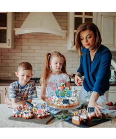 25 Pcs Cartoon Birthday Cake Toppers and Cupcake Toppers for Boys Girls - Theme Party Decorations Supplies - Buy Online on GoSupps.com