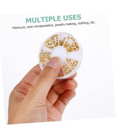 FRCOLOR 54 Boxes Nail Art Accessories Moon Heart Nail Art Nail Art Supplies Nail Art Sticker Nail Embellishments Nail Art Decoration Punk Jewelry Metal Nail Art Manicure White Plastic Disc - Buy Online on GoSupps.com
