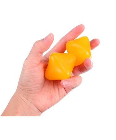 Gleavi 6 STK Handball Massage Balls - Stress Relief Chinese Baoding Balls with Wachs Handlebar Massager for Finger Exercise & Fitness - Portable Natural Rubber - Buy Online on GoSupps.com