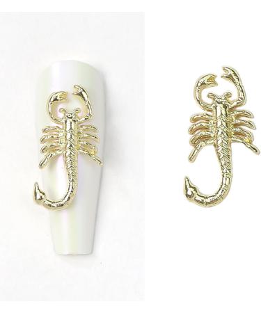 FEIlei Embossed Nail Charms 3D Scorpion Nail Art Accessories for DIY Nail Art Design Nail Art Decoration Jewelry Making - Buy Online on GoSupps.com