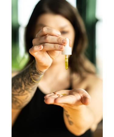 Blue Tansy & Berry Hydrating Serum - Clean Beauty Nourishing Face Serum with Rosehip Oil - Made in USA Cruelty Free Paraben Free - Buy Online on GoSupps.com
