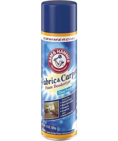 Arm & Hammer Fabric & Carpet Foam Deodorizer - Fresh Scent 15 oz Aerosol | International Shipping Available - Buy Online on GoSupps.com