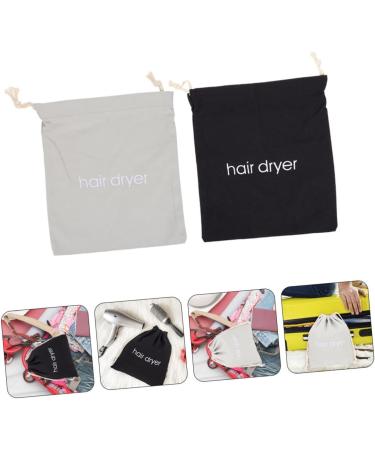 WOONEKY 2pcs Hair Dryer Storage Bag Practical Bags Bag Organizer for Traveling Blow Dryer Attachment Fabric - Buy Online on GoSupps.com