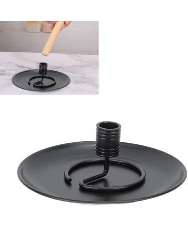 Moxa Coil Holder - Round Base Safe Stainless Steel Moxibustion Collector (BLACK) - Compact & Stable International Shipping - Buy Online on GoSupps.com
